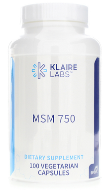 MSM 750mg 100 capsules